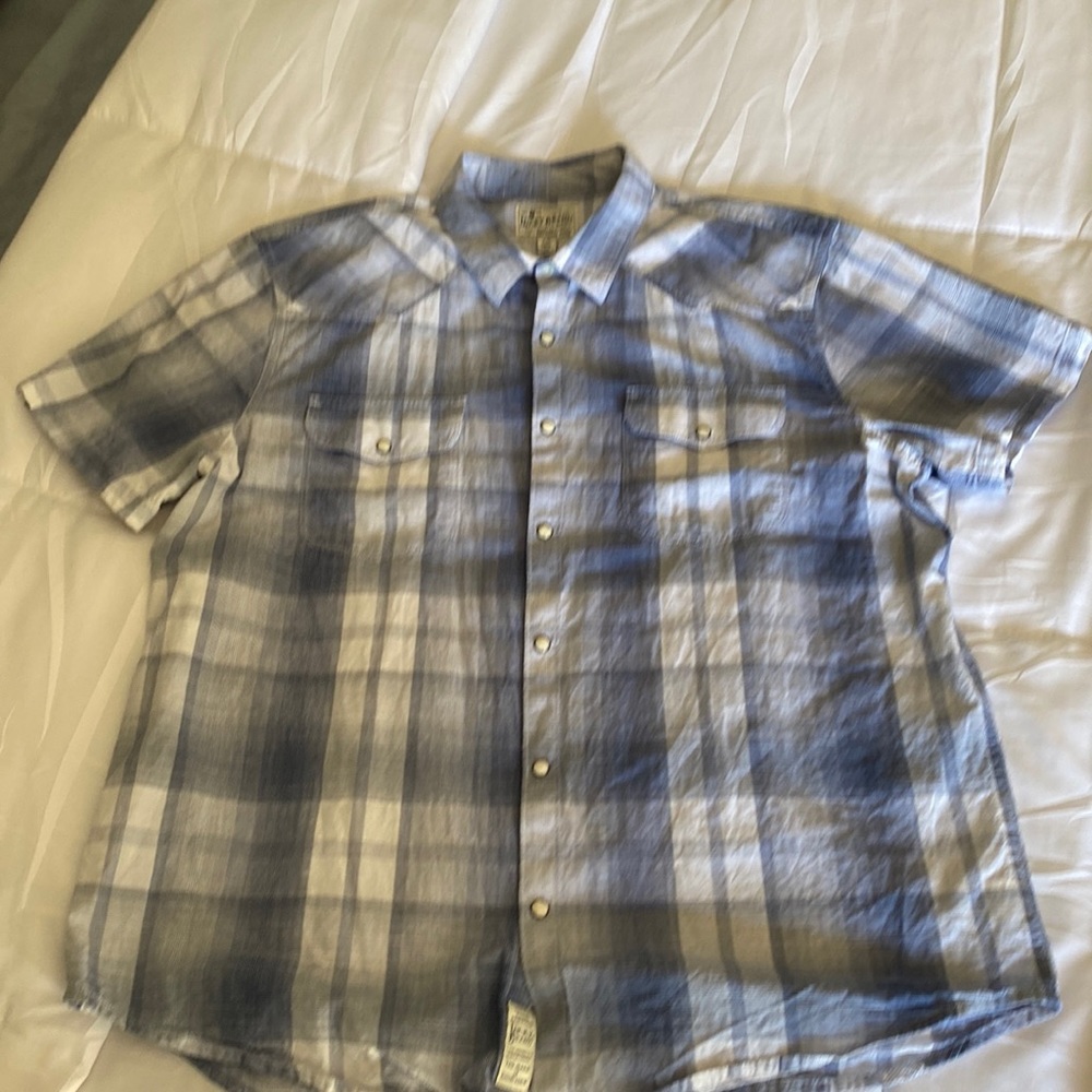Men’s Lucky Brand S/S button down sz L